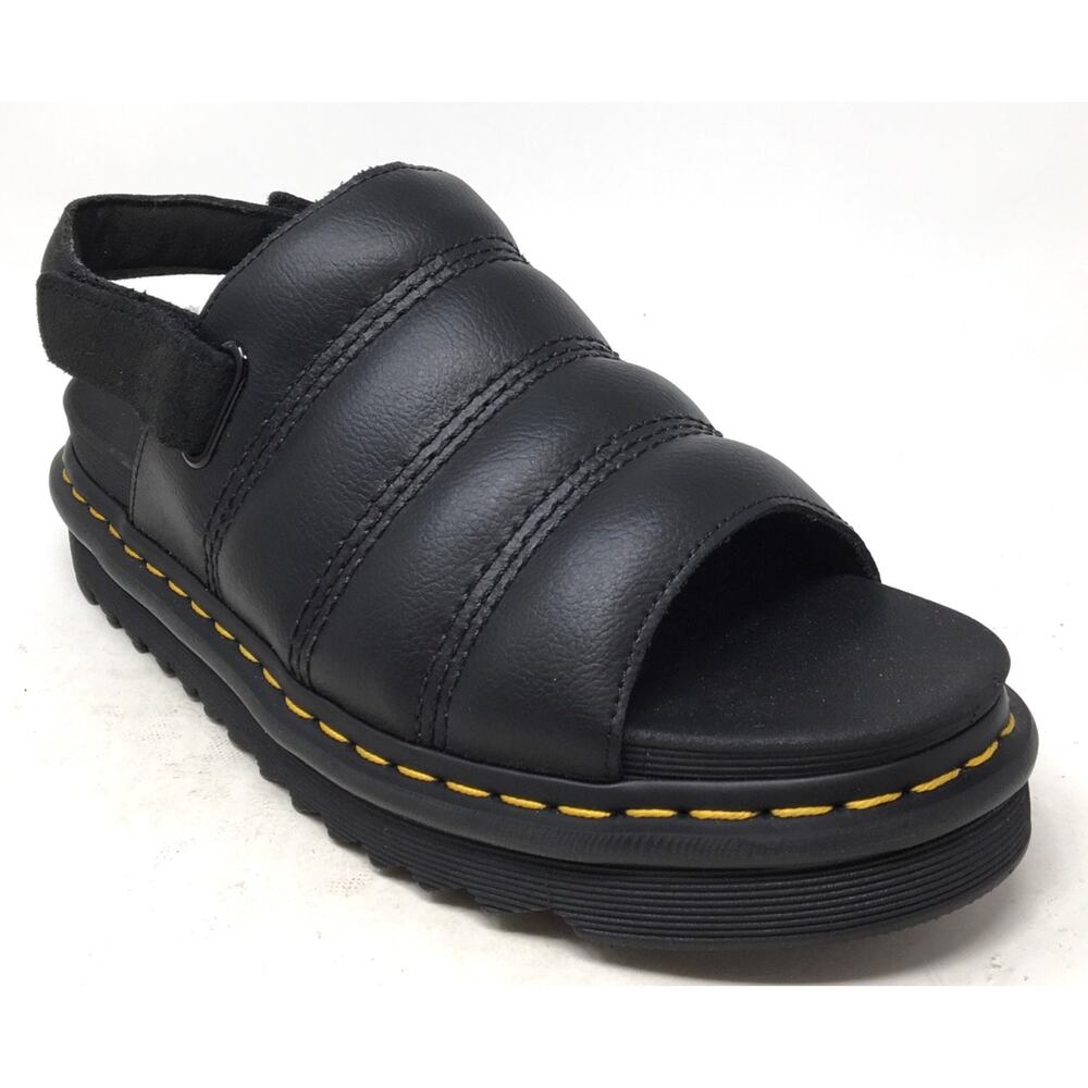 Dr Martens Kole Athena Women's Size 10 Black Leather Strap Slingback Sandals